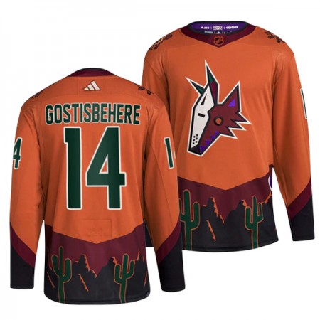 Miesten NHL Arizona Coyotes Pelipaita Shayne Gostisbehere 14 Reverse Retro 2.0 Adidas 2022-23 Oranssi Authentic